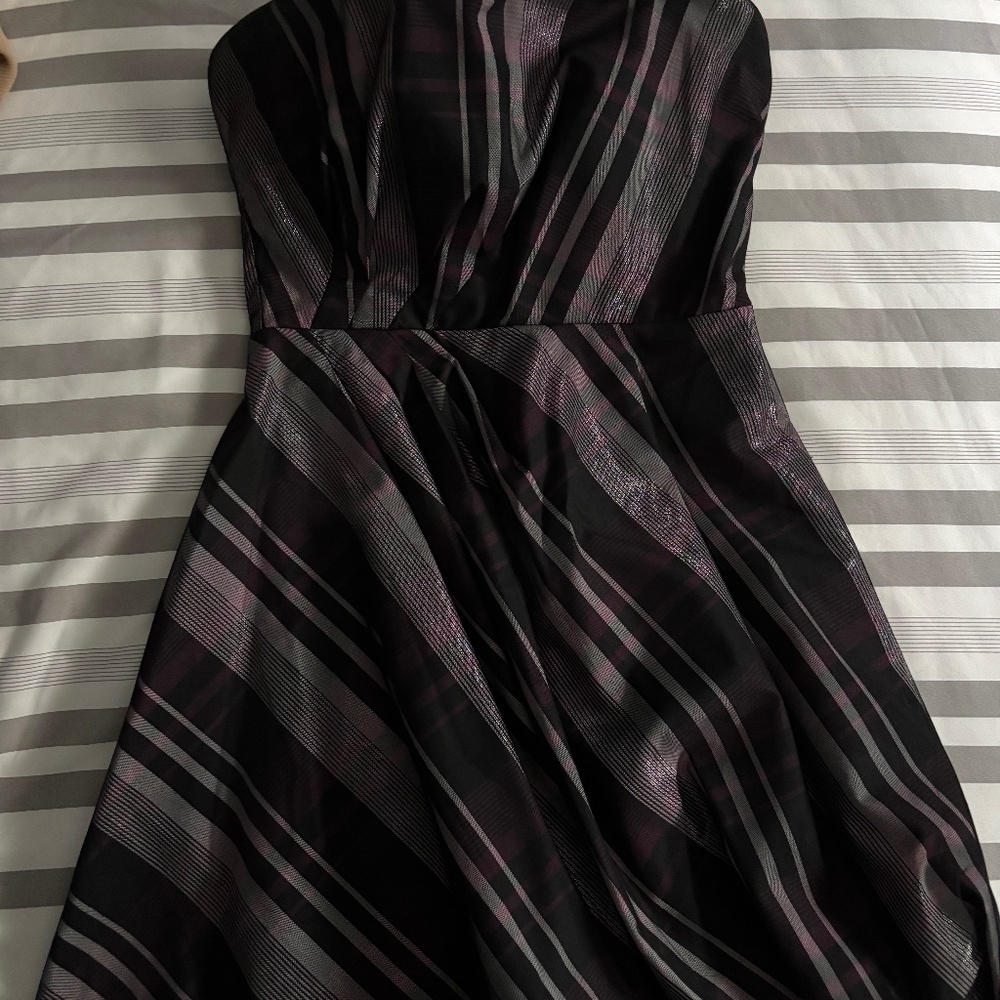 Plaid mini dress